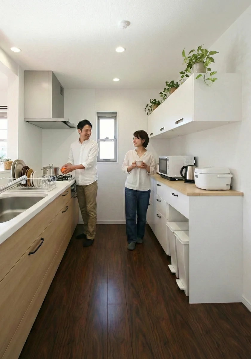 オーダー食器棚戸建て住宅