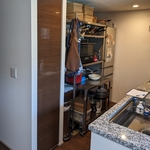 施工前の間取り写真｜左側が既存のパントリー収納