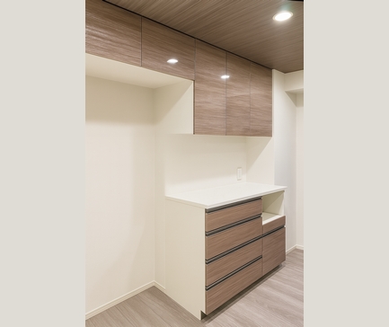 新築マンションオプションオーダーカップボード110cm