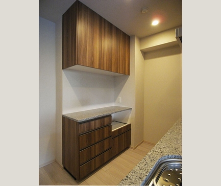 通販食器棚設置オーダー