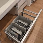 食器棚ダストボックスキャスターワゴン