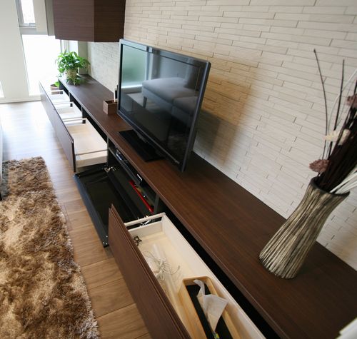 マンションリビング収納