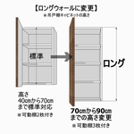カップボード吊戸棚