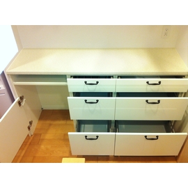 IKEAオーダー食器棚の事例。マンション、埼玉県新築マンション