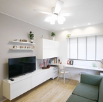 カウンター下収納オーダー 開き戸 引き戸