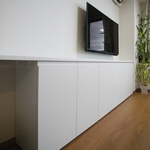 リビング収納 奥行オーダー対応